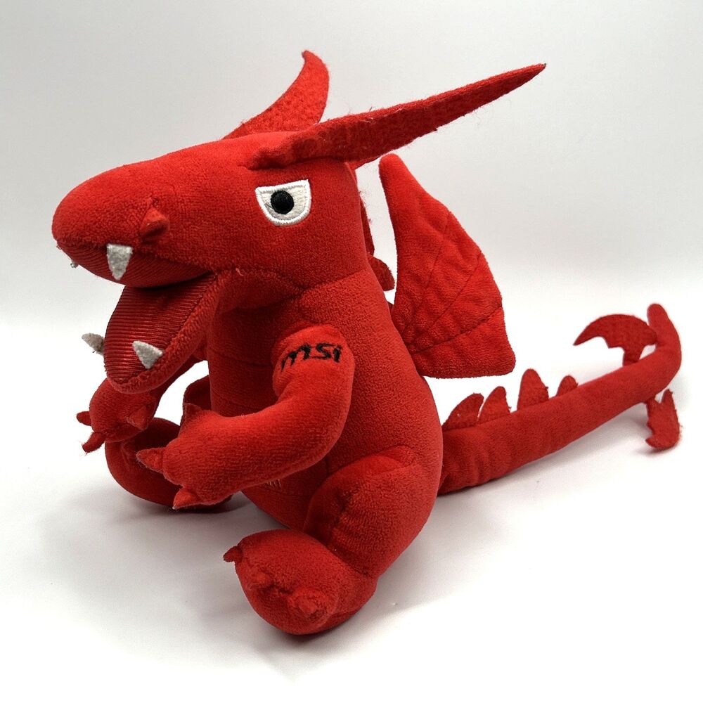 MSI Gaming 30th Anniversary Red Dragon Stuffed Plush 6 Inch